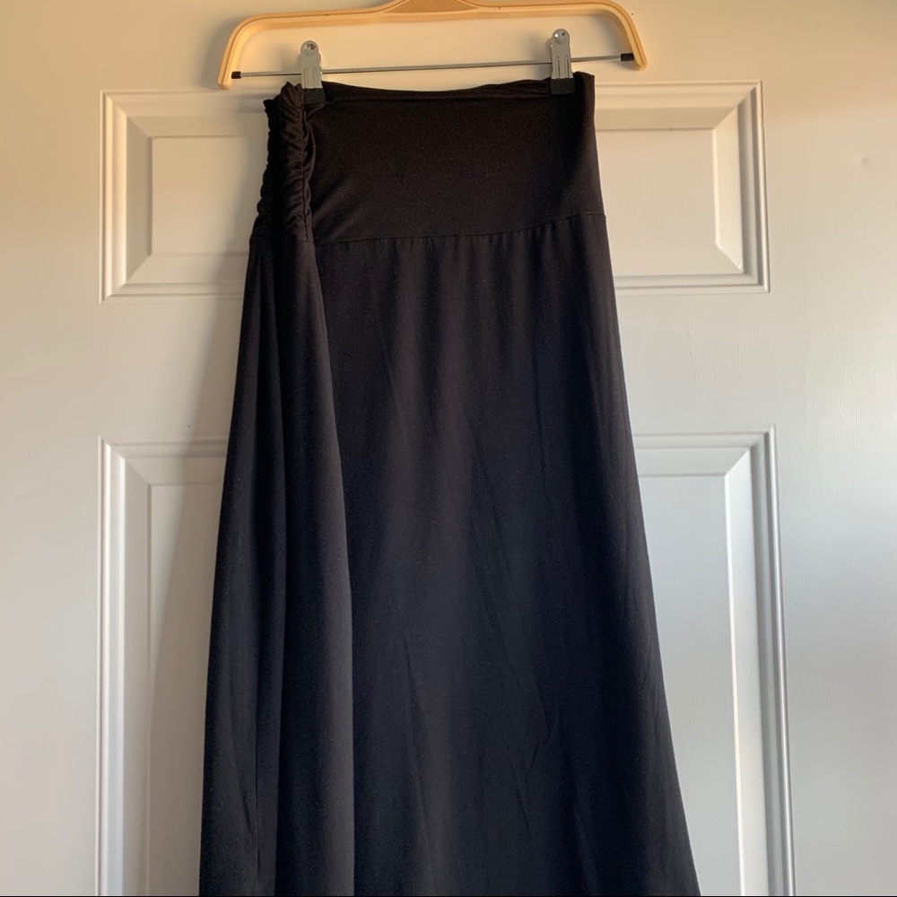 Molly and Isadora Black Jersey Knit Skirt-Size 4X